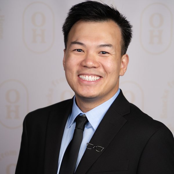 Corporate headshot from an on-site station