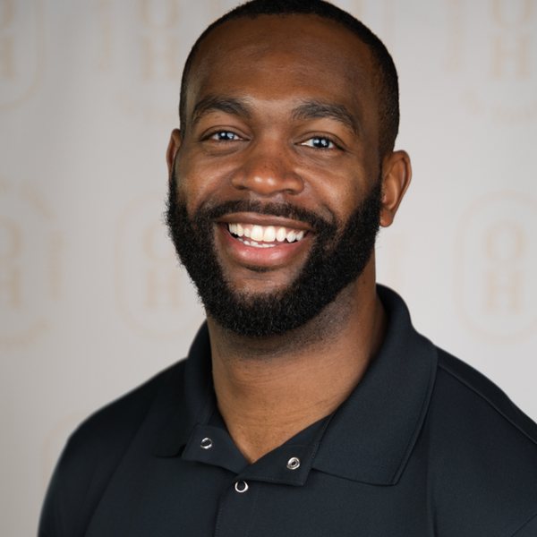 Corporate headshot from an on-site station