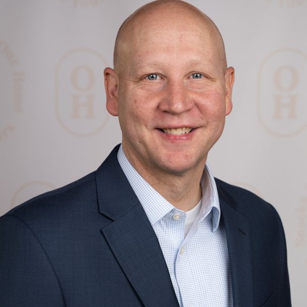 Corporate headshot from an on-site station
