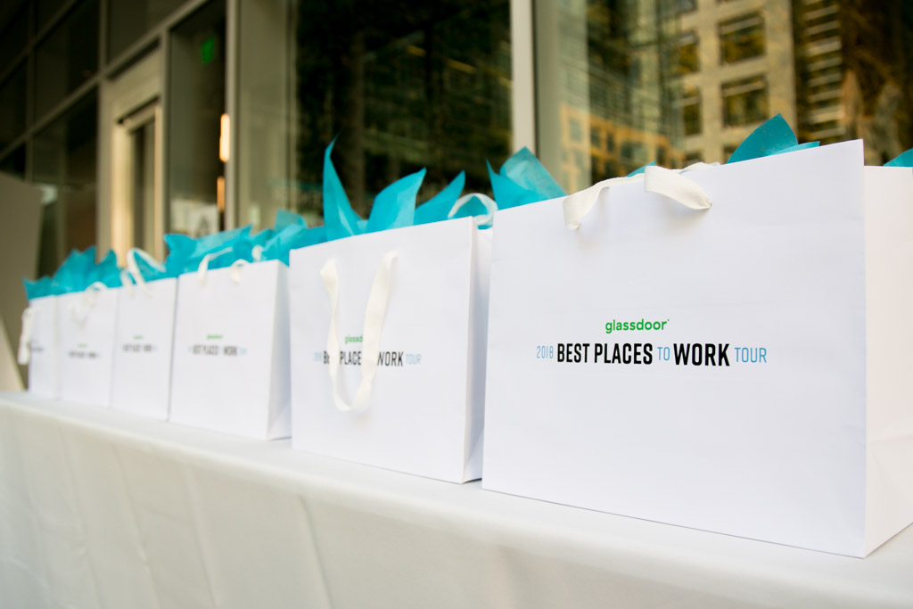 Glassdoor gift bags