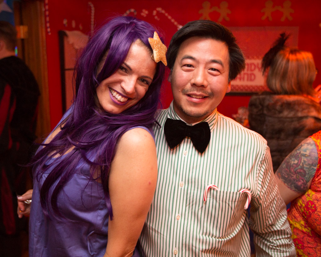 Candid moment at a corporate event
