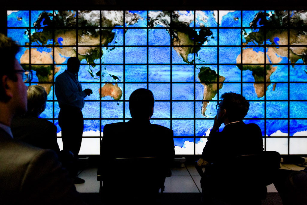 Nasa map screens